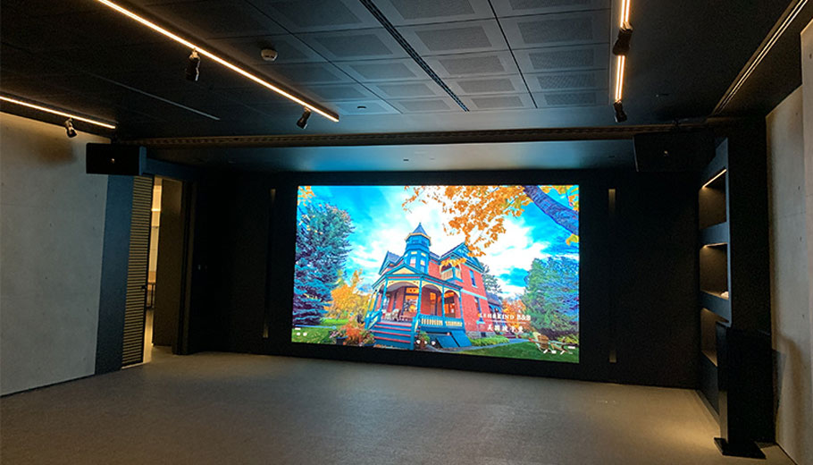 Sistema de pantalla LED interior para sala de exposiciones Xi'an W FIVE PARK